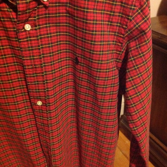 Polo Ralph Lauren Men's Medium Multicolor Long Sleeve Casual Shirt -Lightly Used - Picture 4 of 4